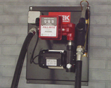 50L/min pump, Wall Mount Diesel meter & back plate